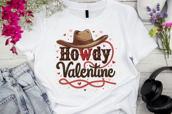 Download Howdy Valentine with Cowboy Hat - Premium Bundle