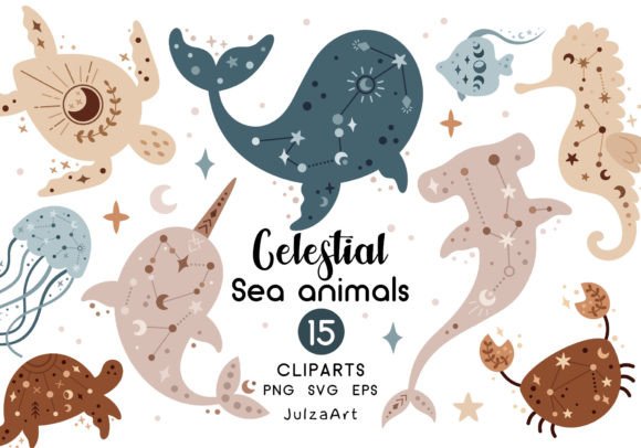 Download Ocean Animals Clipart, Sea Animals Svg - Svg Collection