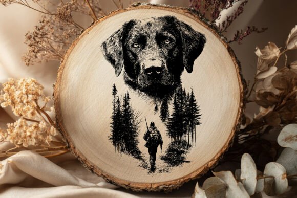 Download Hunting Dog Forest SVG - Svg Collection