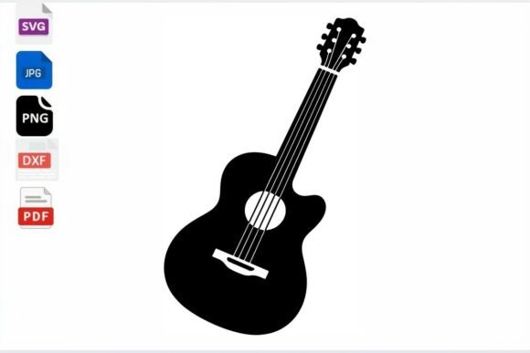 Download Acoustic Guitar SVG Clipart Music - Svg Collection