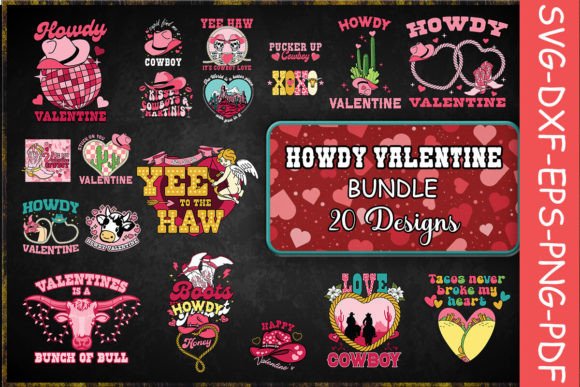 Download Howdy Valentine Bundle SVG - Premium Resources